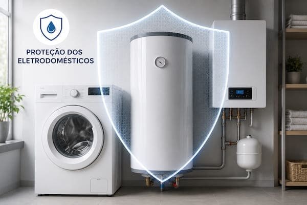 retirar calcário da casa aapara proteger os eletrodomésticos